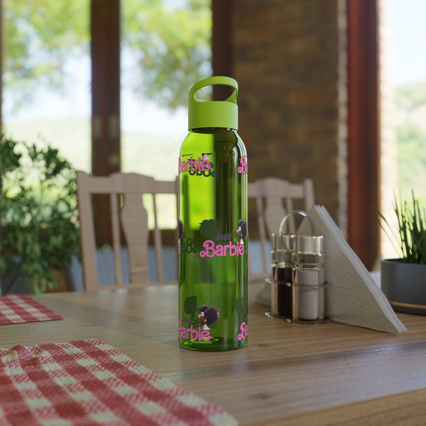 Barbie Design Reusable Water Bottle - Durable Eastman Tritan™, 21.9oz Capacity