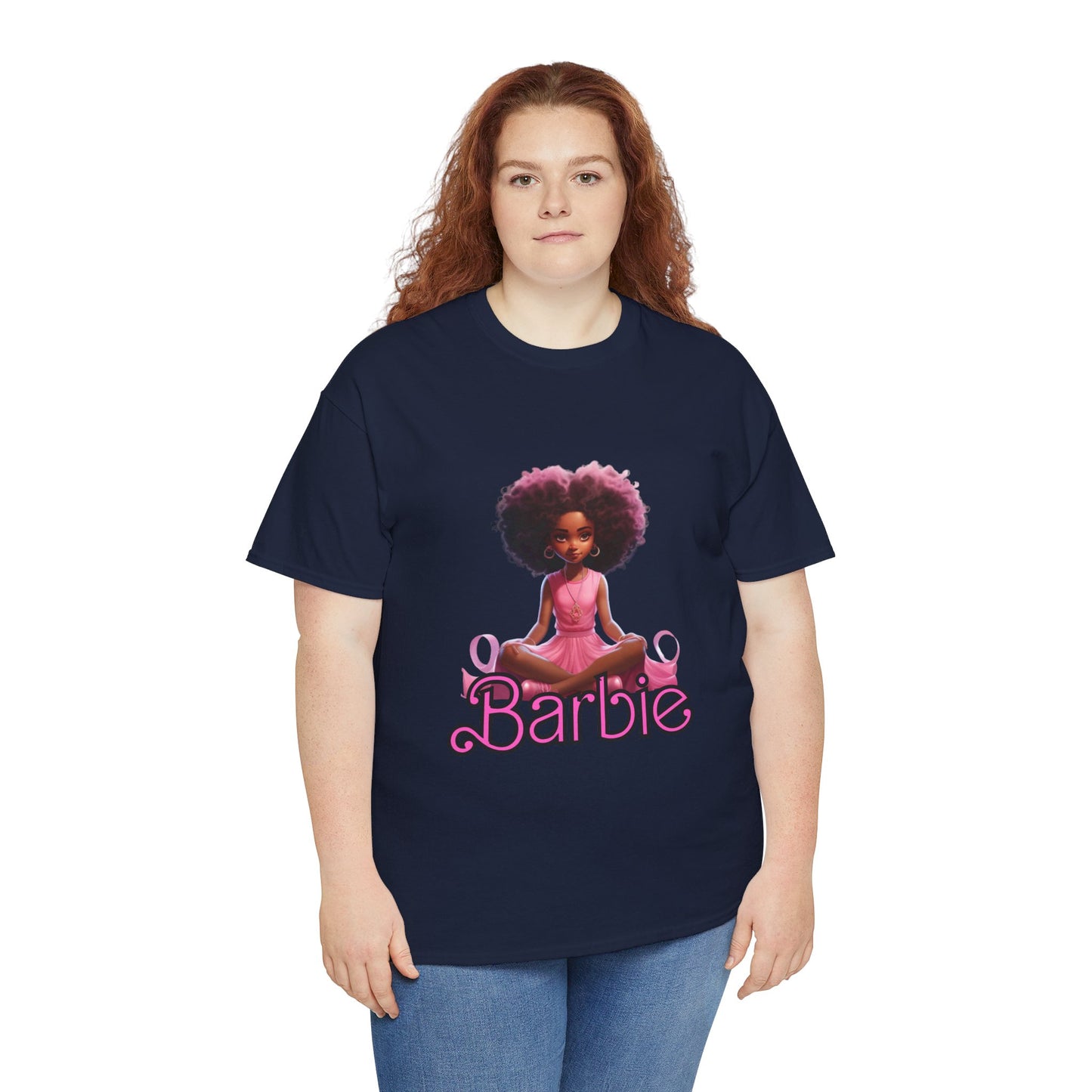 Unisex Barbie Heavy Cotton Tee - 100% Cotton Classic Fit T-Shirt