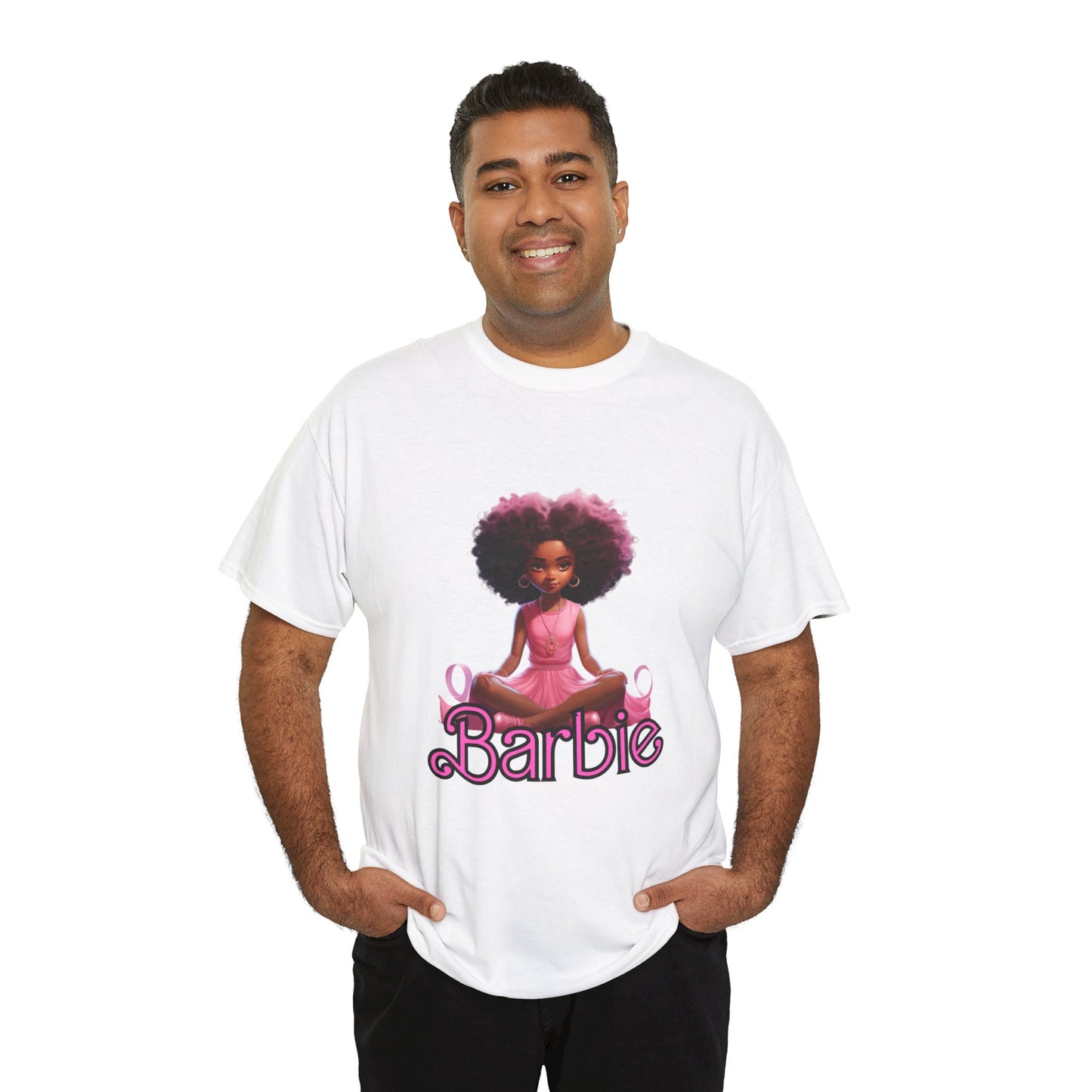 Unisex Barbie Heavy Cotton Tee - 100% Cotton Classic Fit T-Shirt