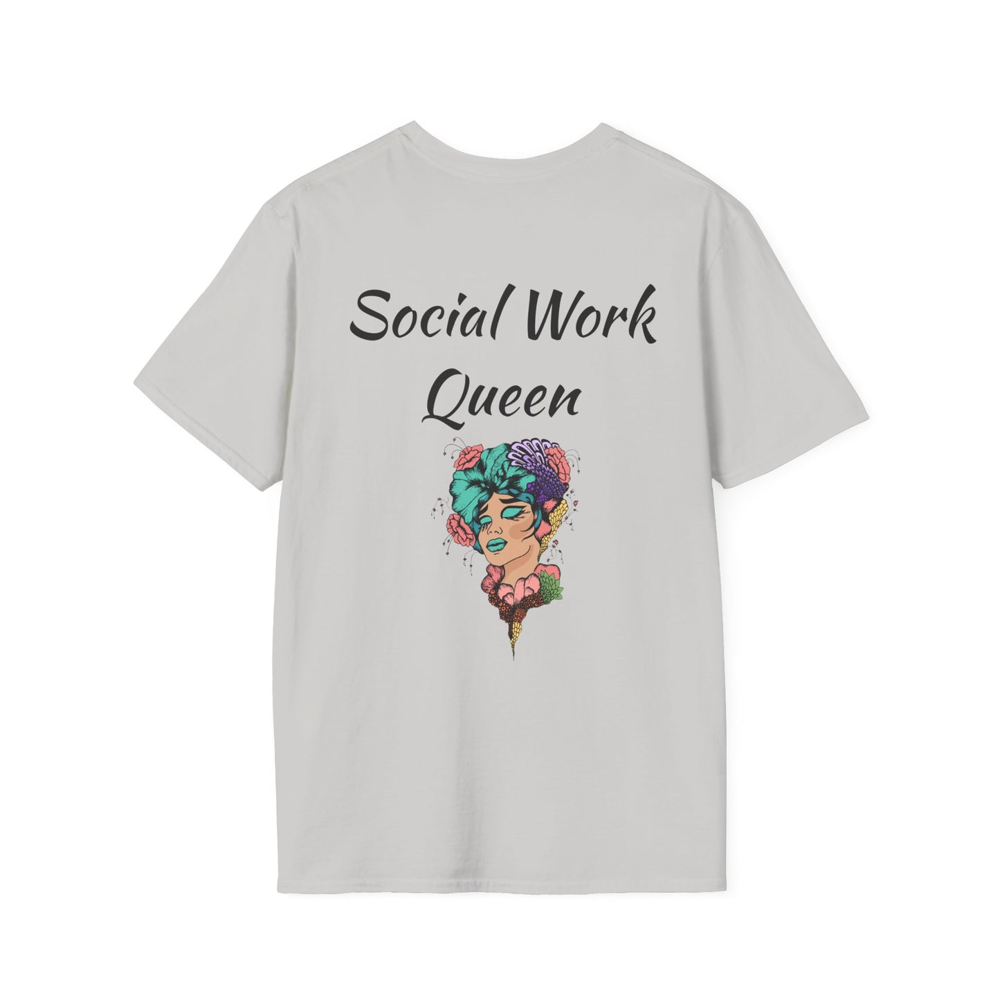 Social Work Queen Organic Cotton T-Shirt - Classic Fit, Lightweight, Eco-Friendly