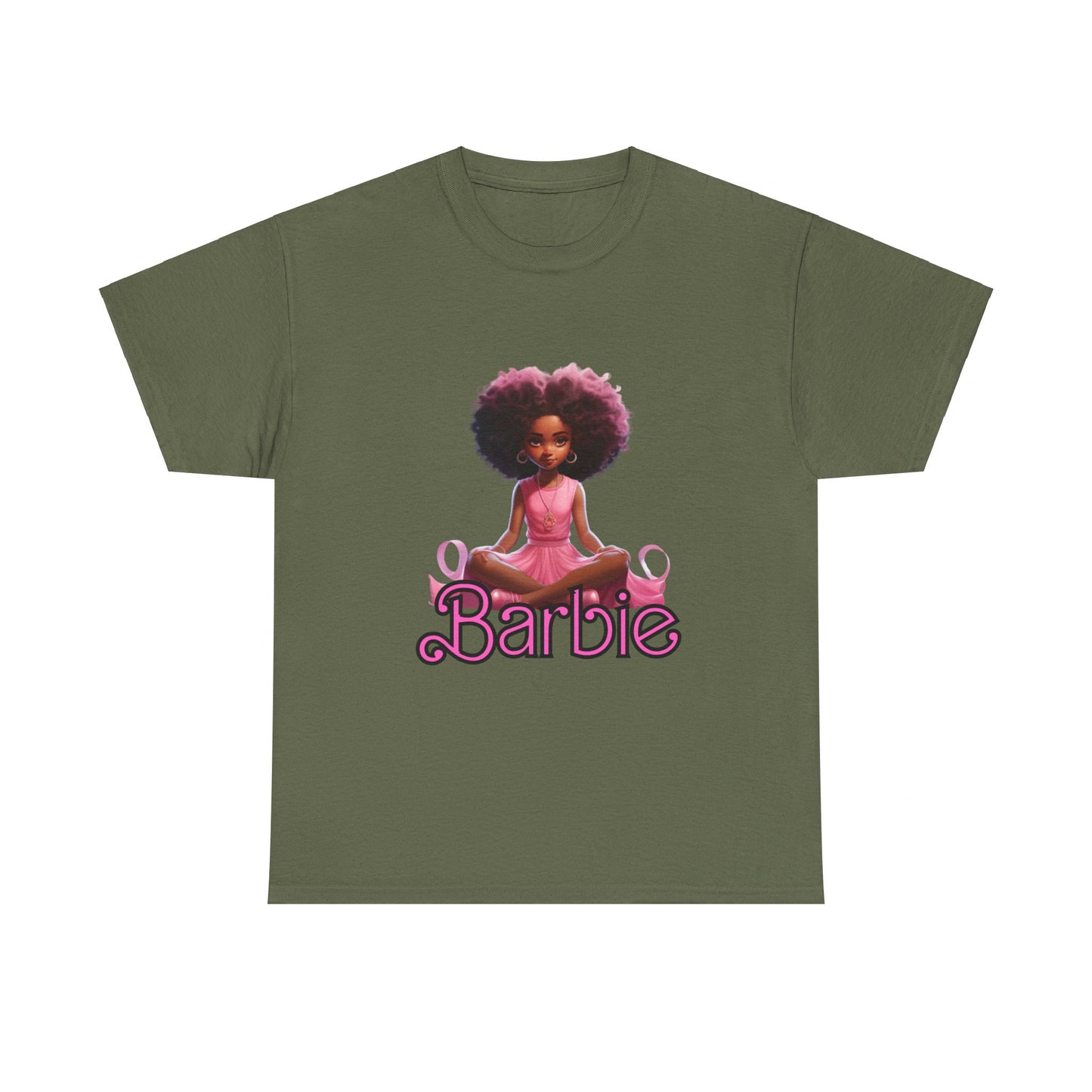 Unisex Barbie Heavy Cotton Tee - 100% Cotton Classic Fit T-Shirt