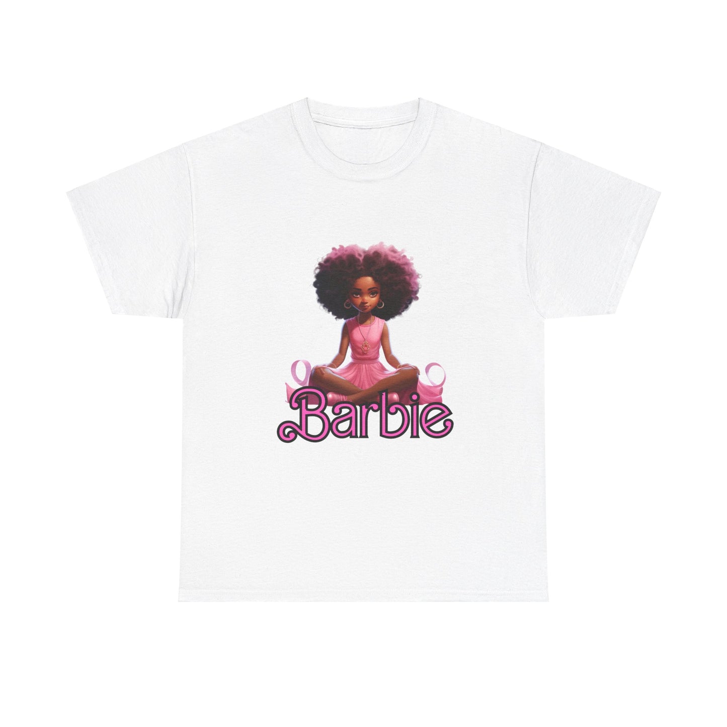 Unisex Barbie Heavy Cotton Tee - 100% Cotton Classic Fit T-Shirt