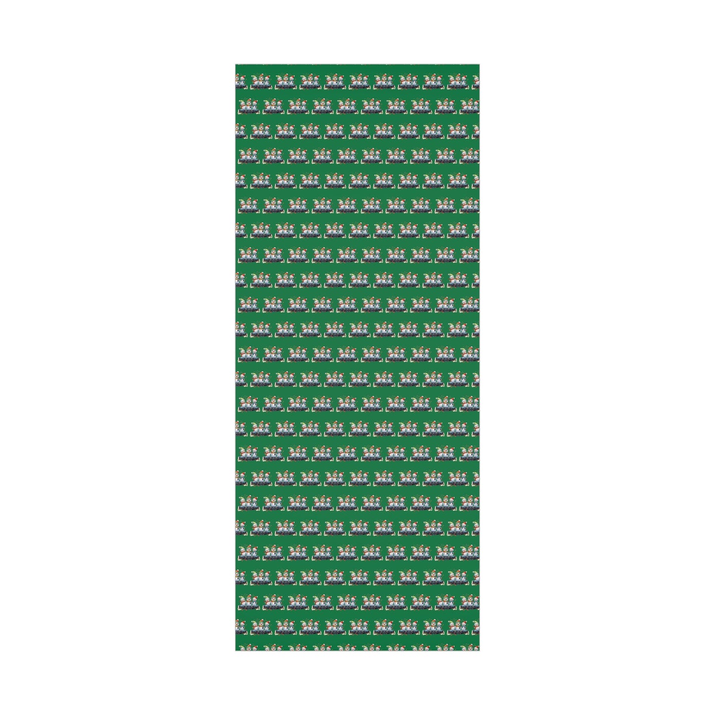 Custom Festive DJ Snowman Wrapping Paper - Christmas Gift Wrap in Matte or Satin Finish