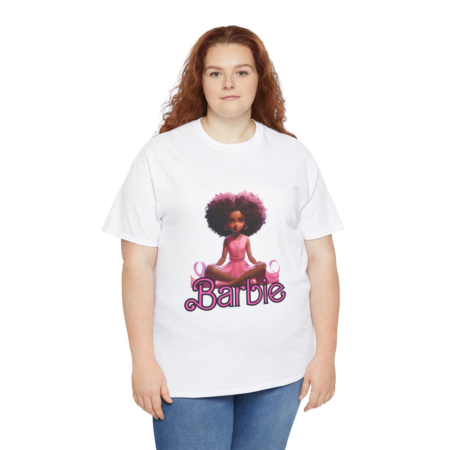 Unisex Barbie Heavy Cotton Tee - 100% Cotton Classic Fit T-Shirt