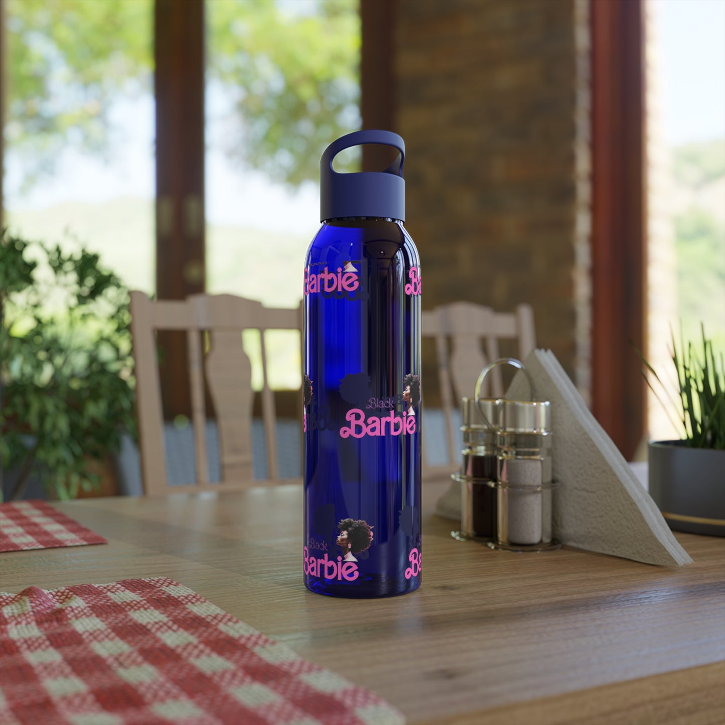 Barbie Design Reusable Water Bottle - Durable Eastman Tritan™, 21.9oz Capacity