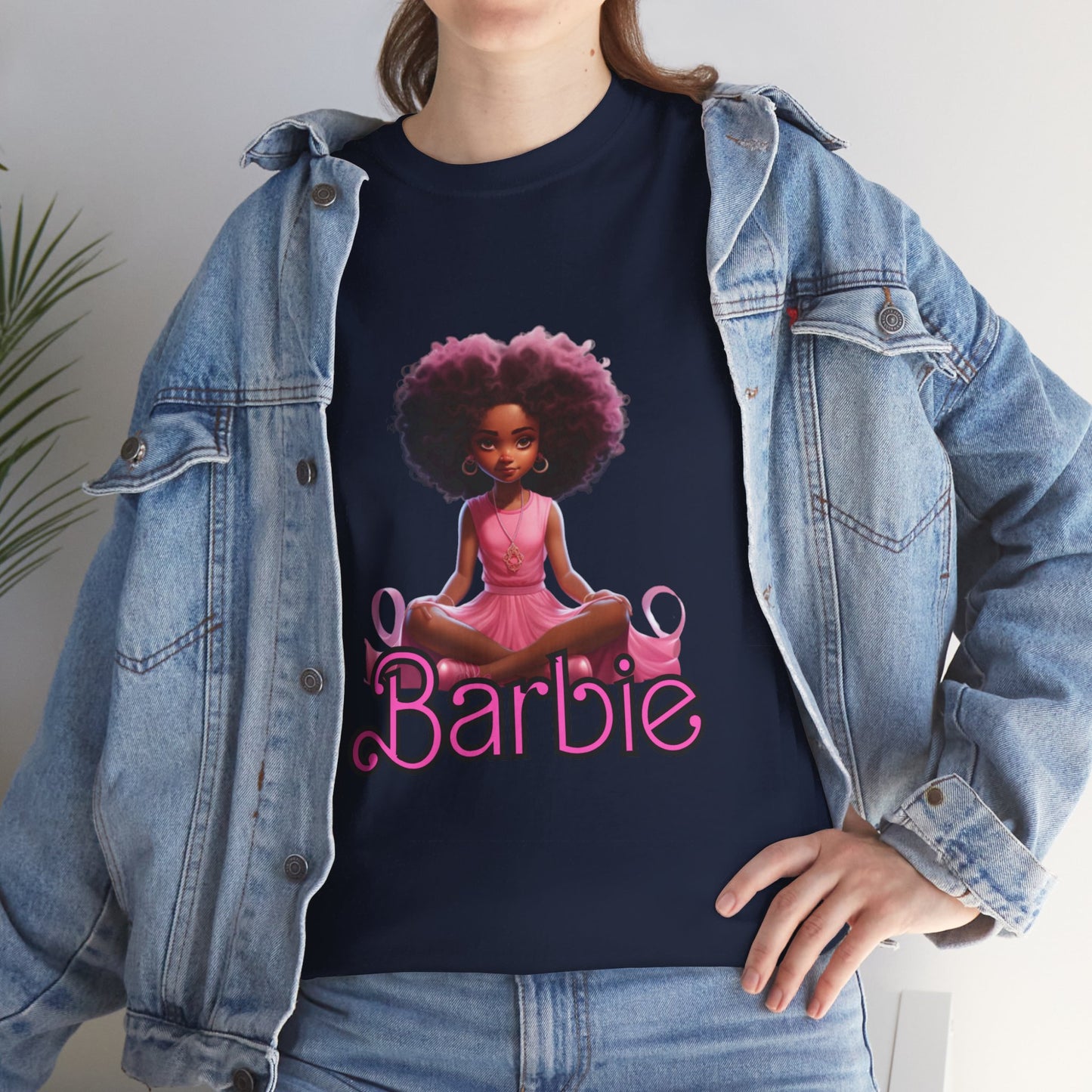 Unisex Barbie Heavy Cotton Tee - 100% Cotton Classic Fit T-Shirt