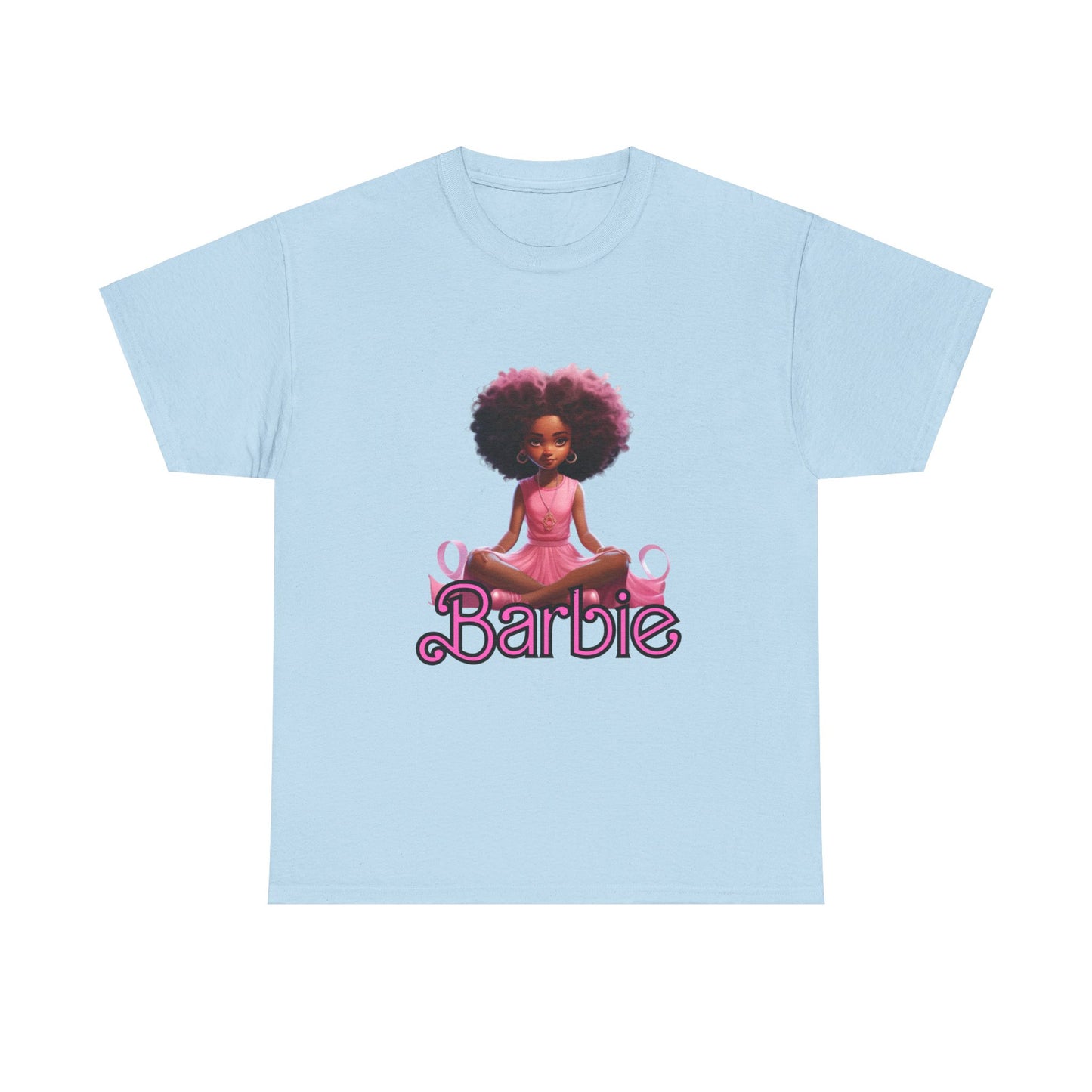 Unisex Barbie Heavy Cotton Tee - 100% Cotton Classic Fit T-Shirt