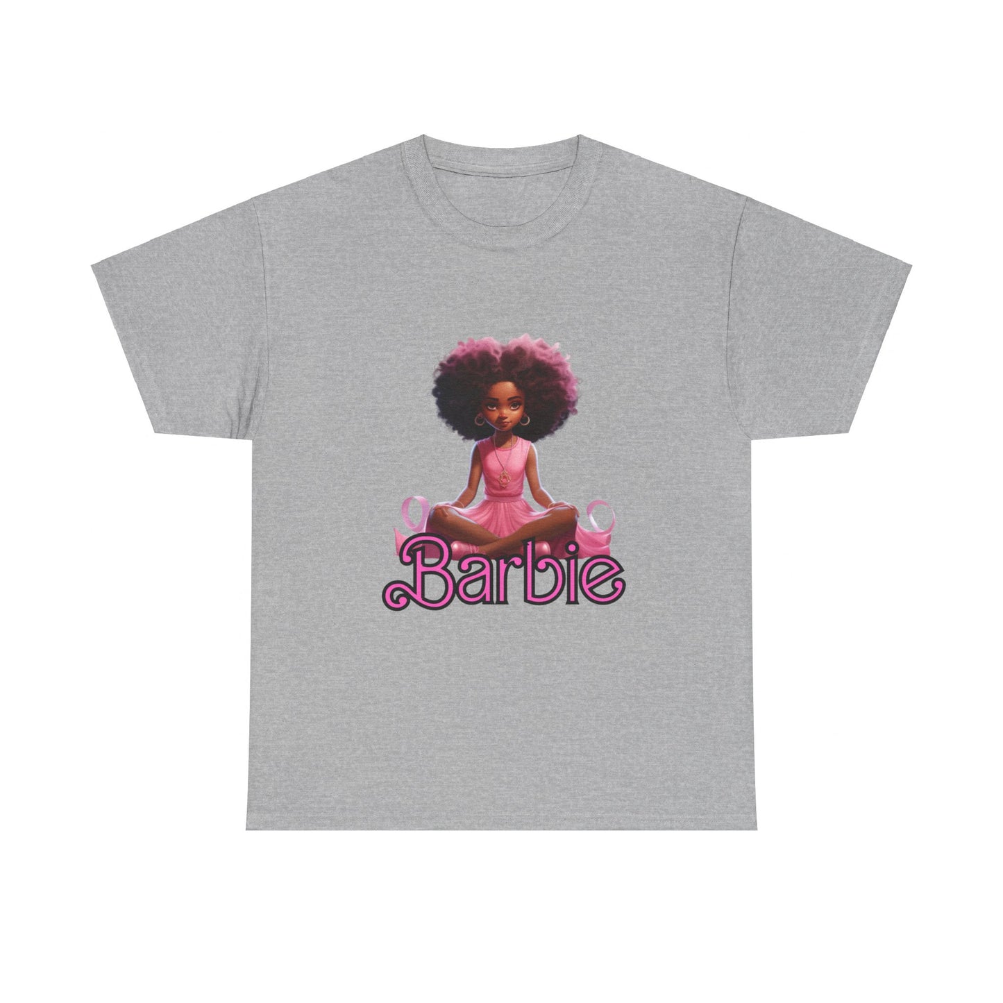 Unisex Barbie Heavy Cotton Tee - 100% Cotton Classic Fit T-Shirt