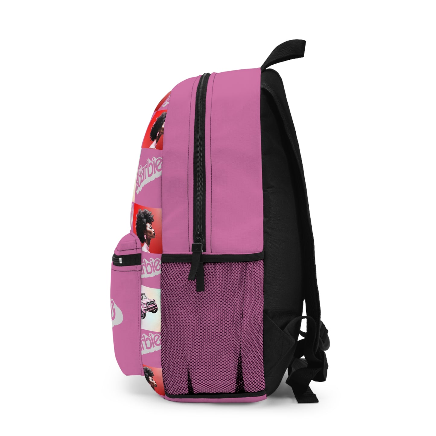 Barbie Design Durable Backpack - Lightweight, Waterproof, 100% Polyester