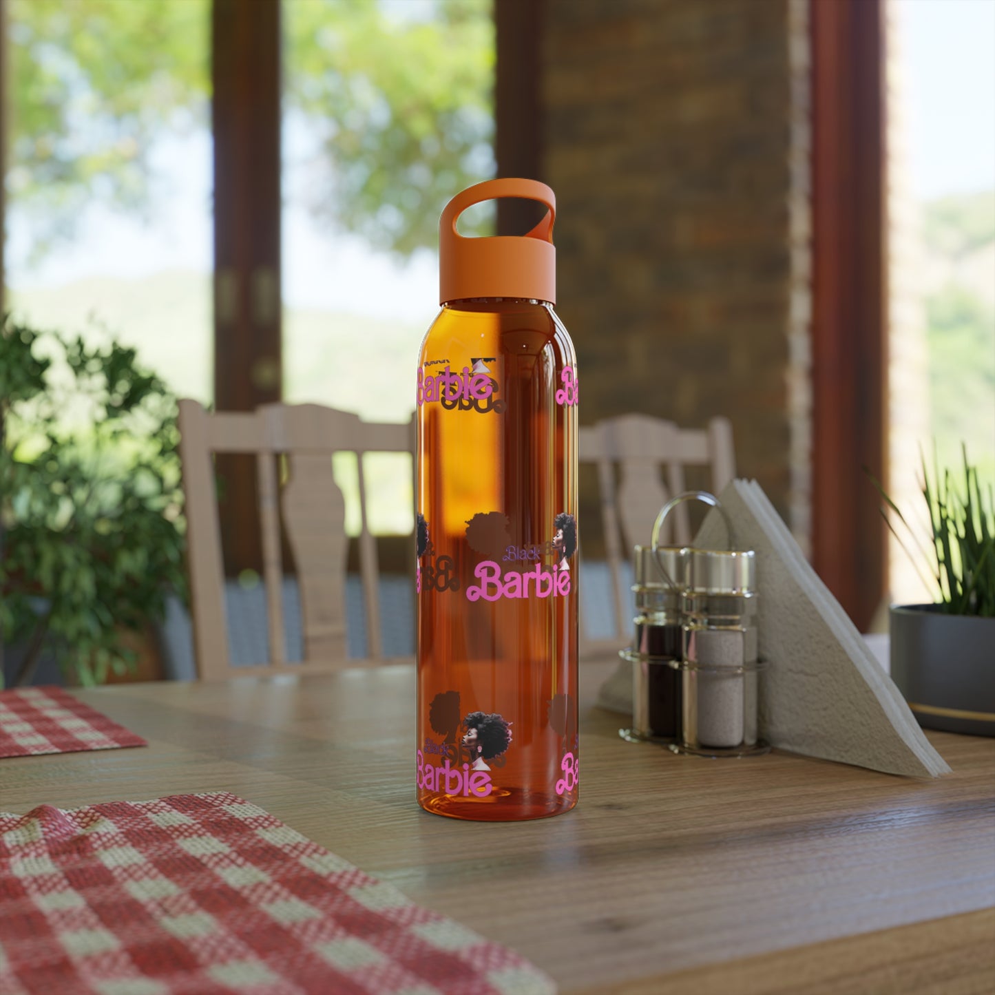 Barbie Design Reusable Water Bottle - Durable Eastman Tritan™, 21.9oz Capacity