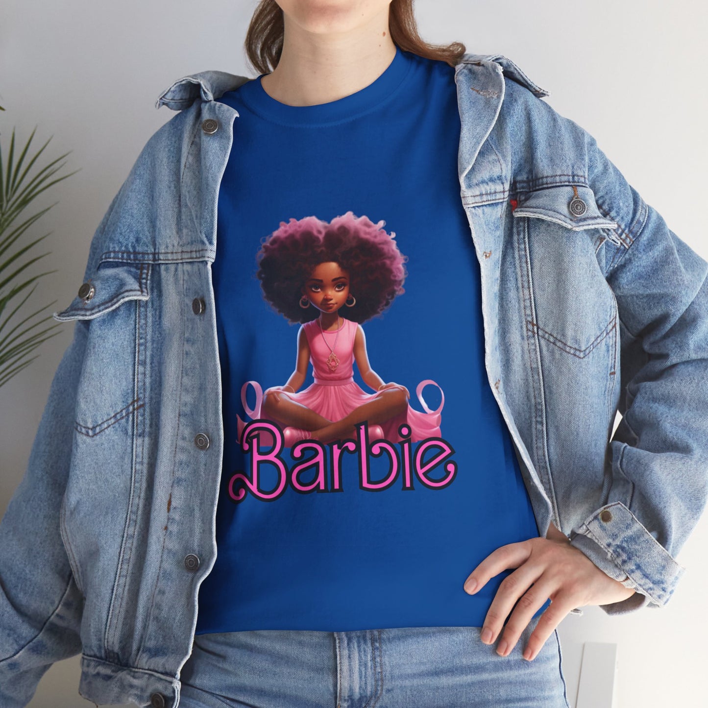 Unisex Barbie Heavy Cotton Tee - 100% Cotton Classic Fit T-Shirt