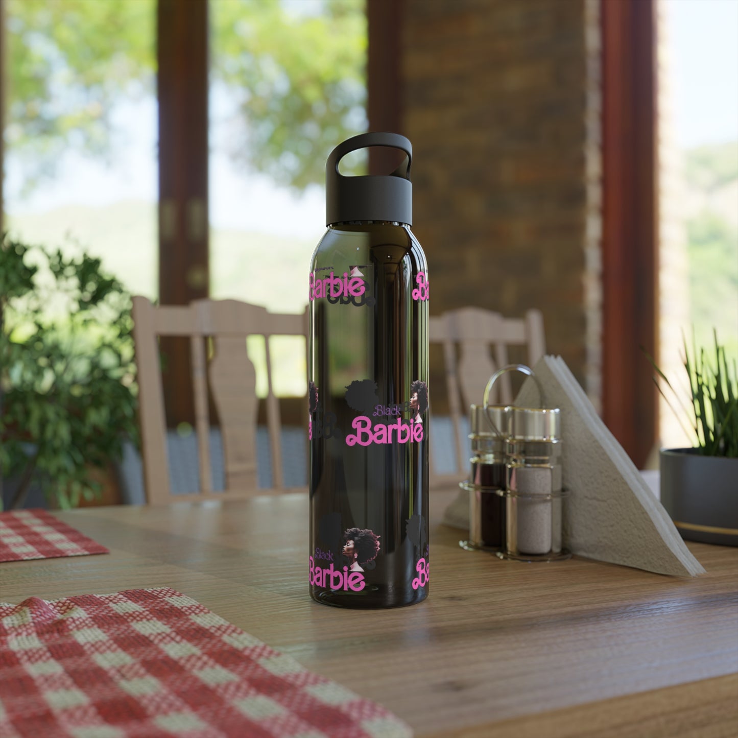 Barbie Design Reusable Water Bottle - Durable Eastman Tritan™, 21.9oz Capacity