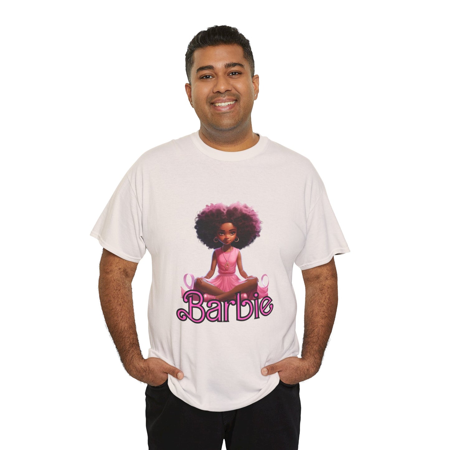 Unisex Barbie Heavy Cotton Tee - 100% Cotton Classic Fit T-Shirt