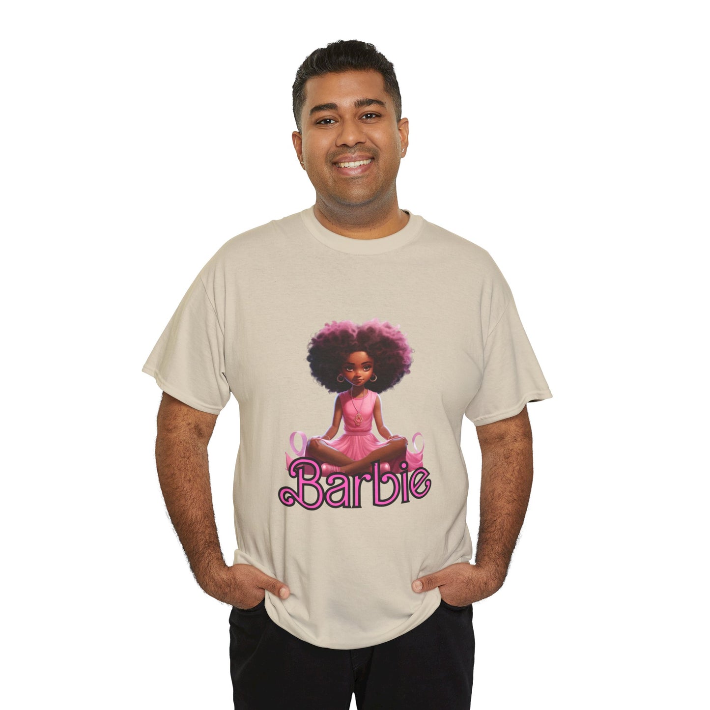 Unisex Barbie Heavy Cotton Tee - 100% Cotton Classic Fit T-Shirt