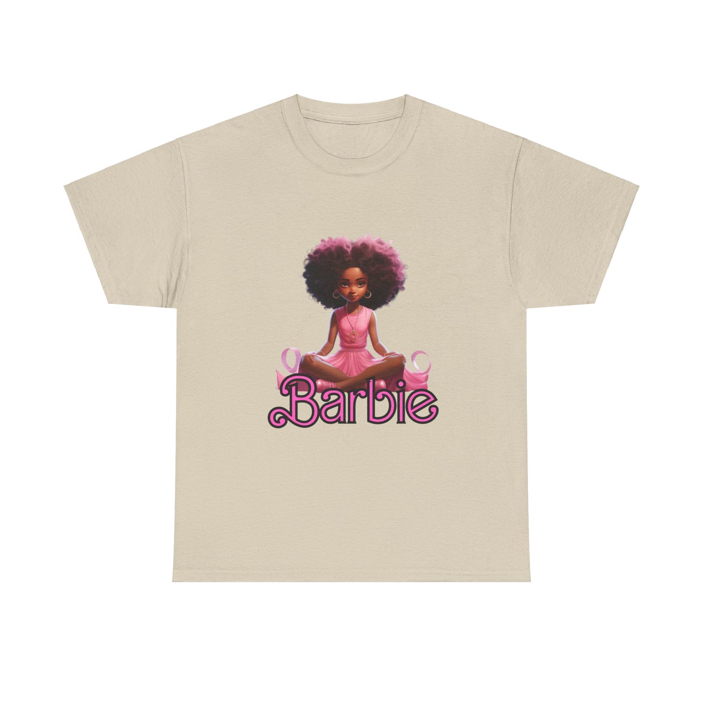 Unisex Barbie Heavy Cotton Tee - 100% Cotton Classic Fit T-Shirt