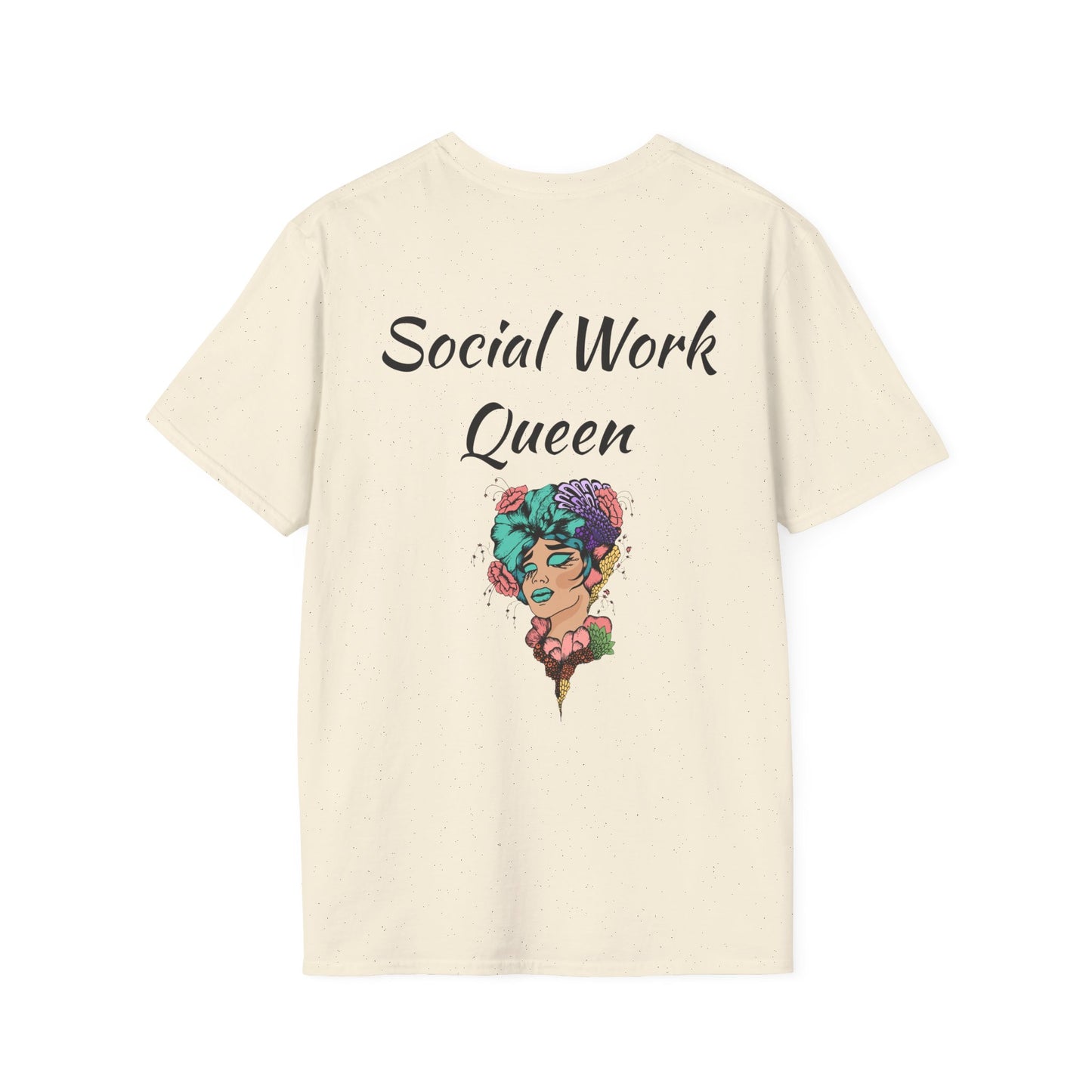 Social Work Queen Organic Cotton T-Shirt - Classic Fit, Lightweight, Eco-Friendly