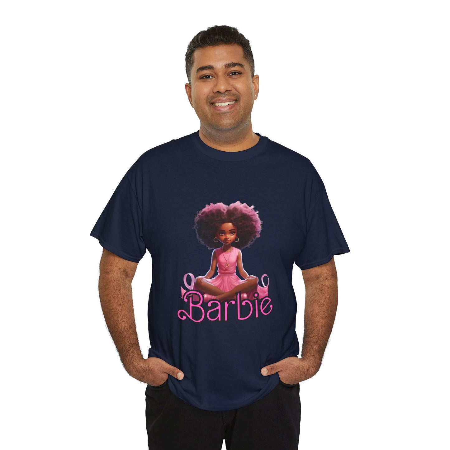 Unisex Barbie Heavy Cotton Tee - 100% Cotton Classic Fit T-Shirt