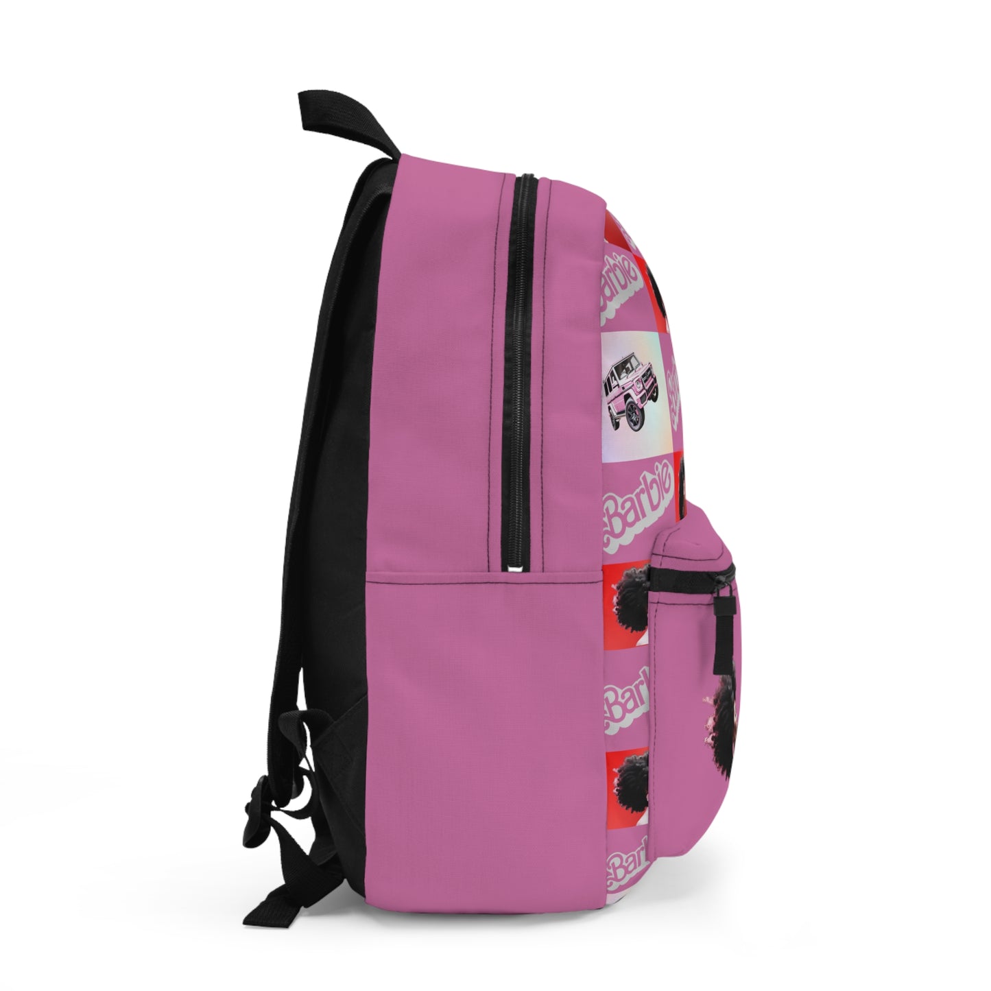 Barbie Design Durable Backpack - Lightweight, Waterproof, 100% Polyester