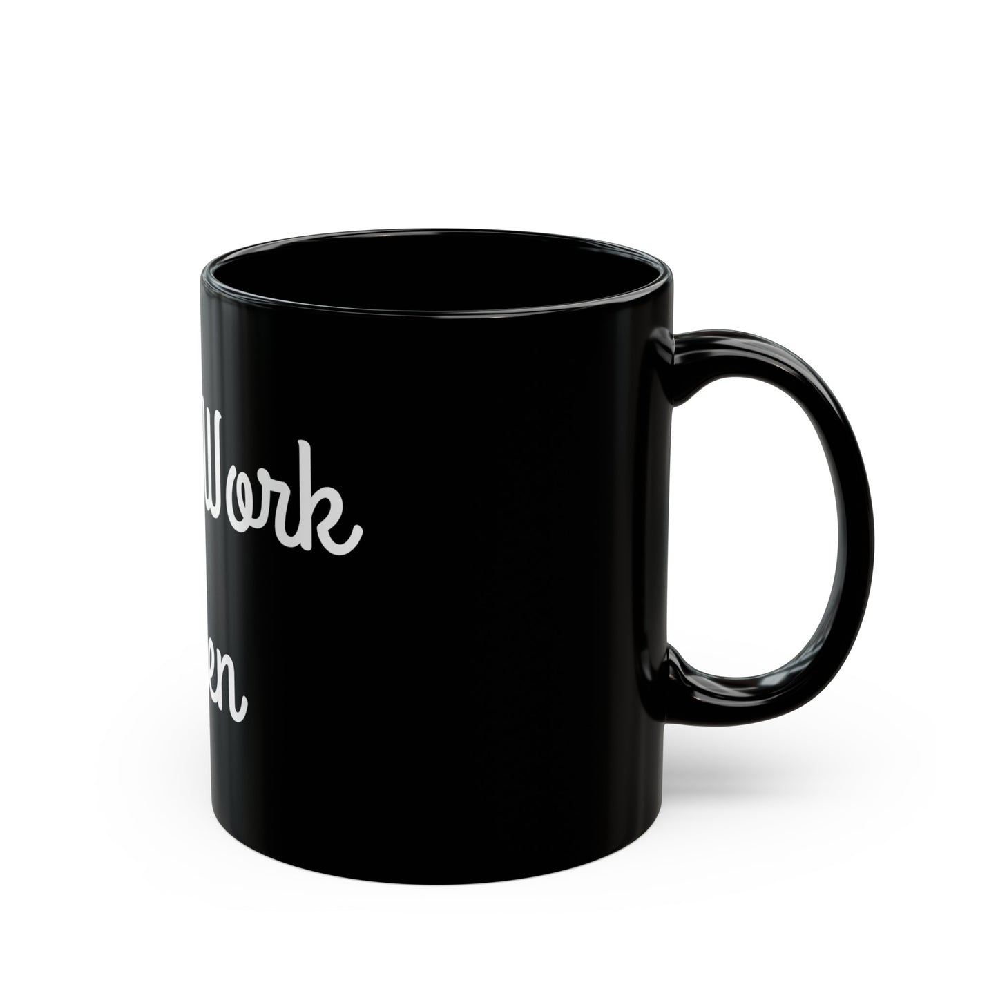 Social Work Queen Ceramic Mug - 11oz Black Coffee Cup