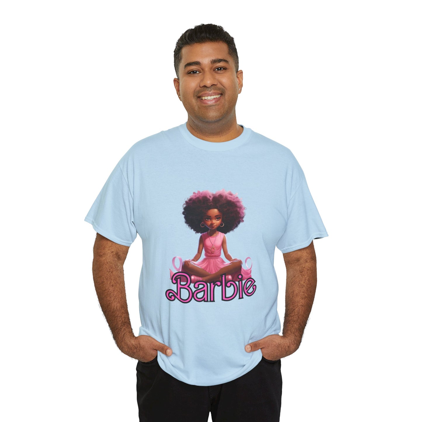 Unisex Barbie Heavy Cotton Tee - 100% Cotton Classic Fit T-Shirt