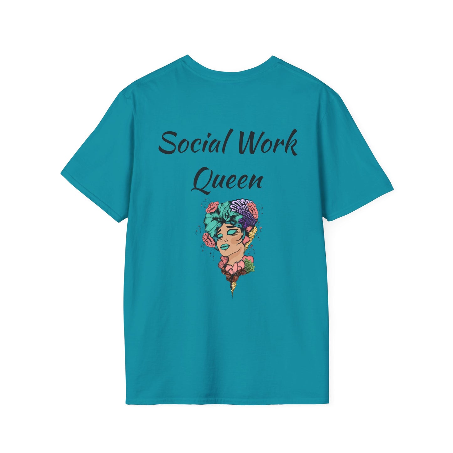 Social Work Queen Organic Cotton T-Shirt - Classic Fit, Lightweight, Eco-Friendly