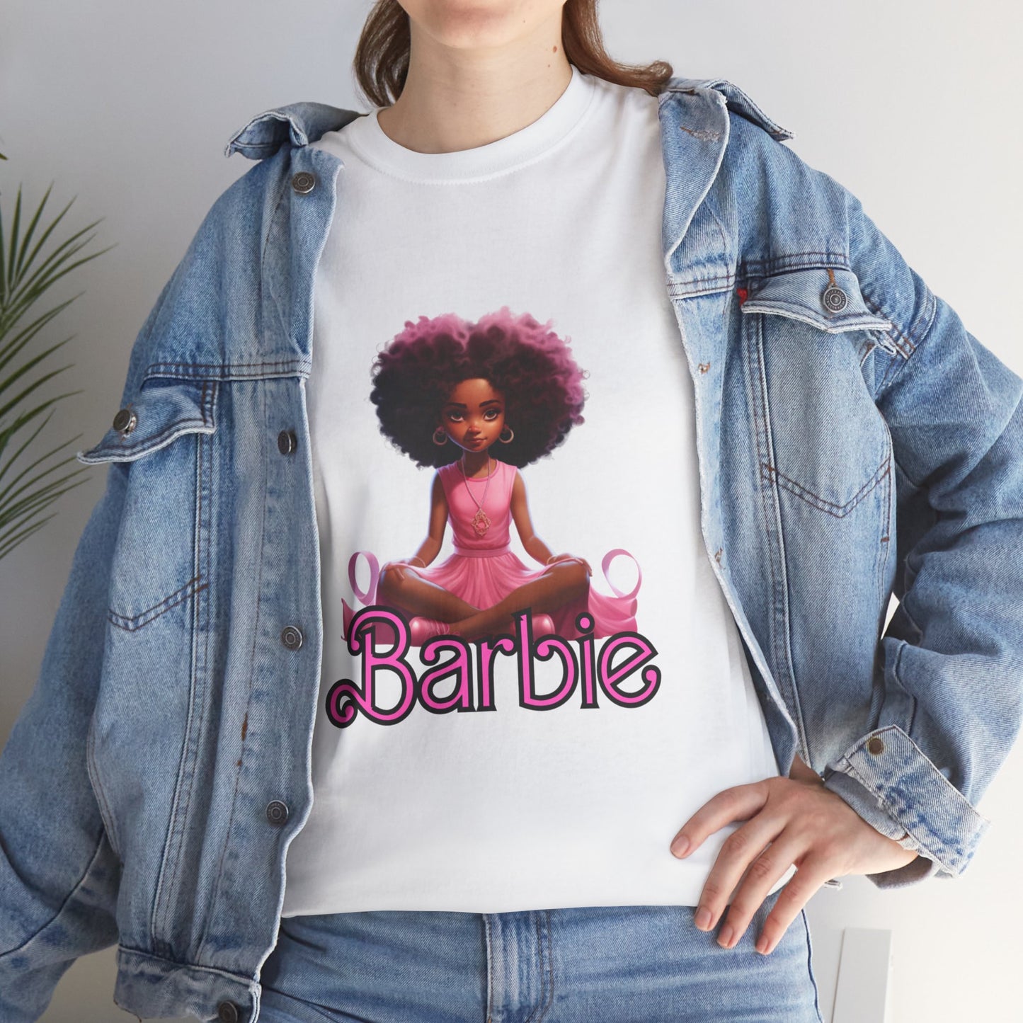 Unisex Barbie Heavy Cotton Tee - 100% Cotton Classic Fit T-Shirt